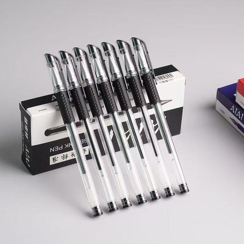 Black water-based pens